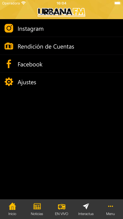 Urbana FM Ecuador Screenshot