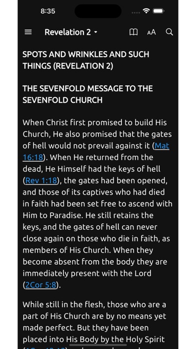 Book of Revelation Commentary Screenshot