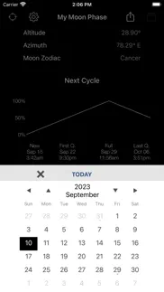 my moon phase - lunar calendar iphone screenshot 3