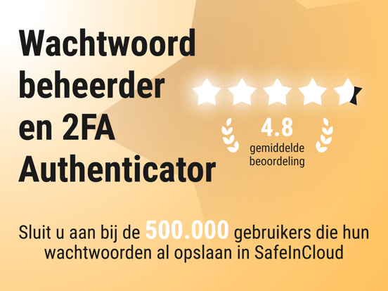 Password Keeper SafeInCloud 2 iPad app afbeelding 1