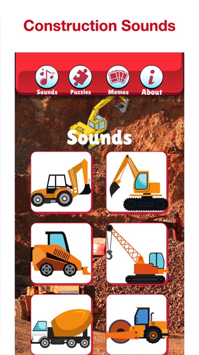 Construction Truck Kids Games! Screenshot