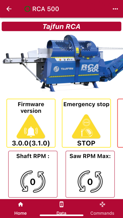 Tajfun MX Service Screenshot