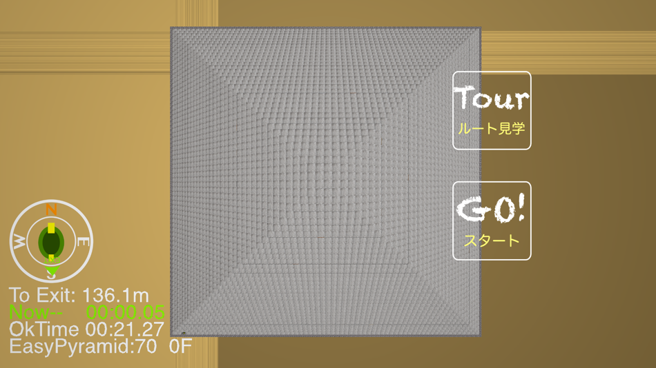 #5. Maze in Pyramid (iOS) 由: Kazuo Hirata