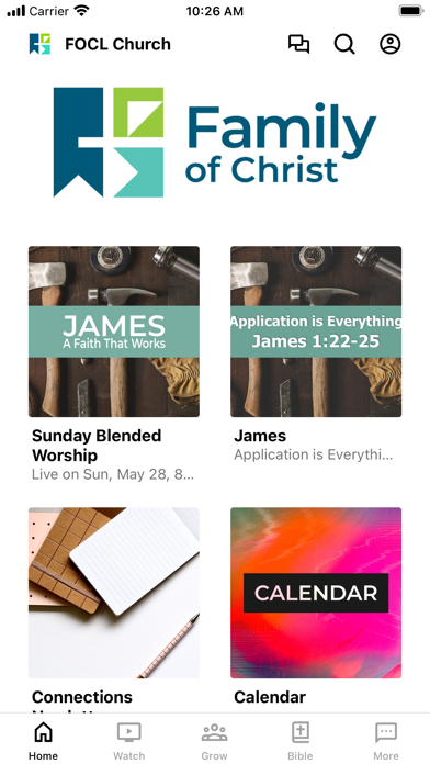 Family of Christ Ham Lake Screenshot
