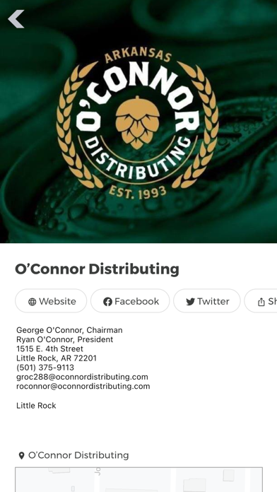 Beer Distributors of Arkansas Screenshot