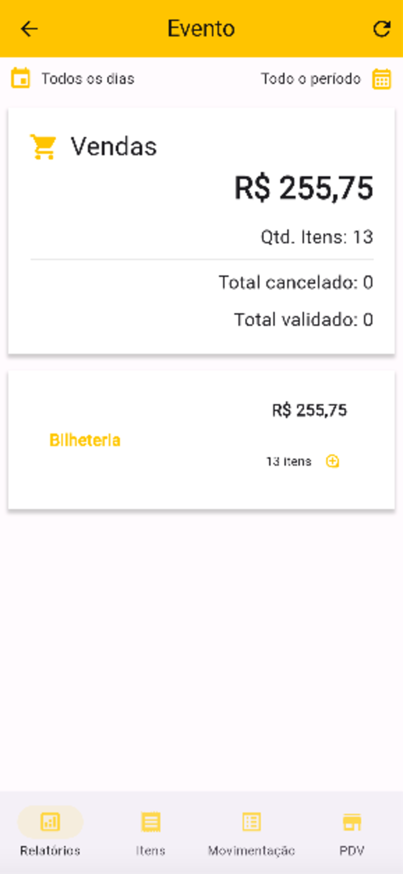 Gira Ingressos Produtor