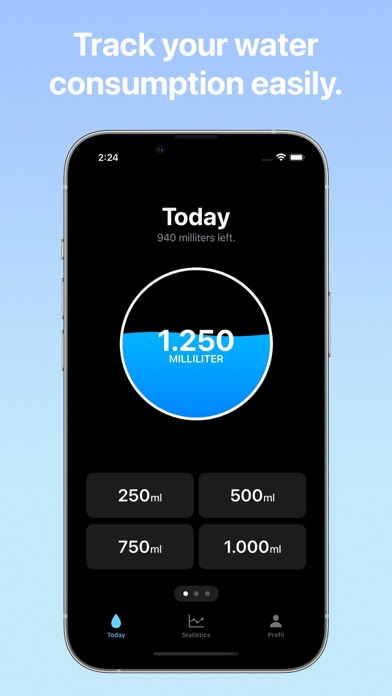 WaterLog - Drink more water Screenshot
