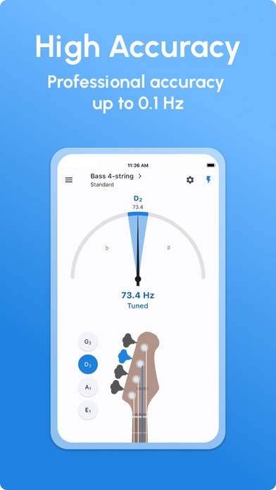 Bass Tuner - LikeTones Screenshot