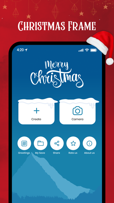 Christmas Photo Frame - Xmasのおすすめ画像1