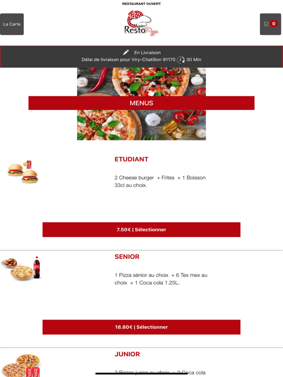 Screenshot #6 pour Resto Pizza