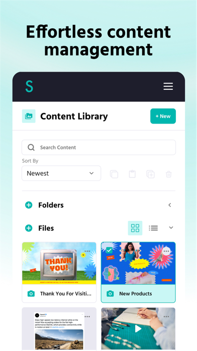 Skoop Signage Screenshot
