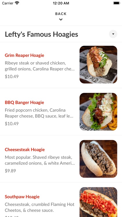 Lefty's Cheesesteaks