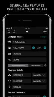 mortgage calculator + iphone screenshot 2