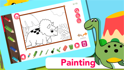 Dino World Kids game Screenshot