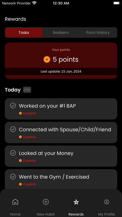Uncaged Goal Tracker Screenshot