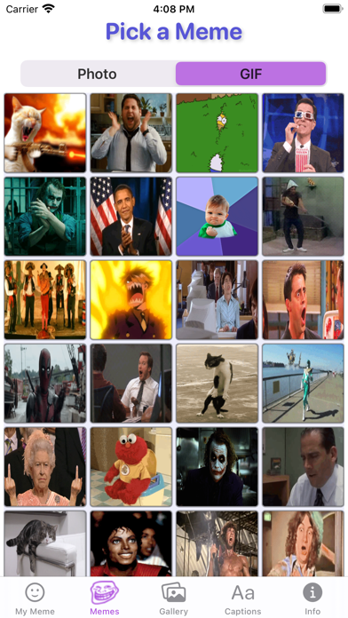 Screenshot #2 pour Meme Maker Mobile