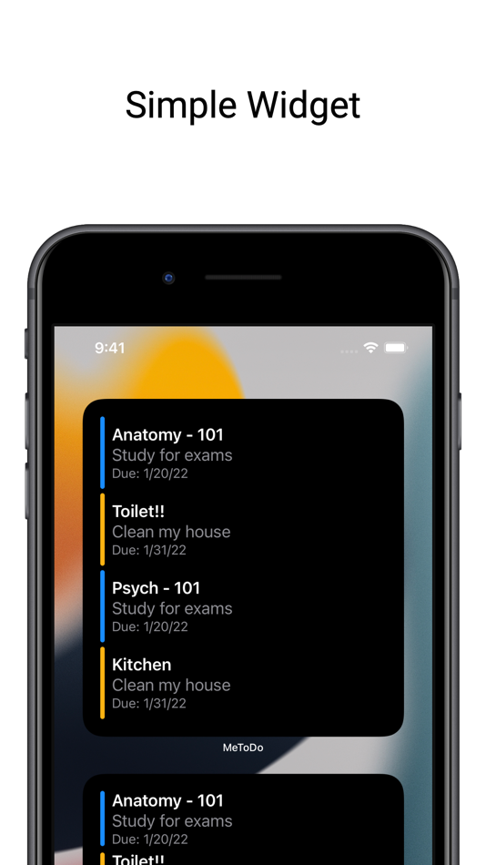 #6. Me Todo - Simple To Do List (iOS) Podle: JongWon Kim