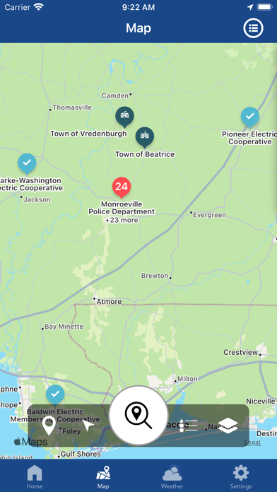 Monroe County AL EMA Screenshot