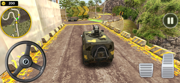 Army Jeep Truck Driving Games