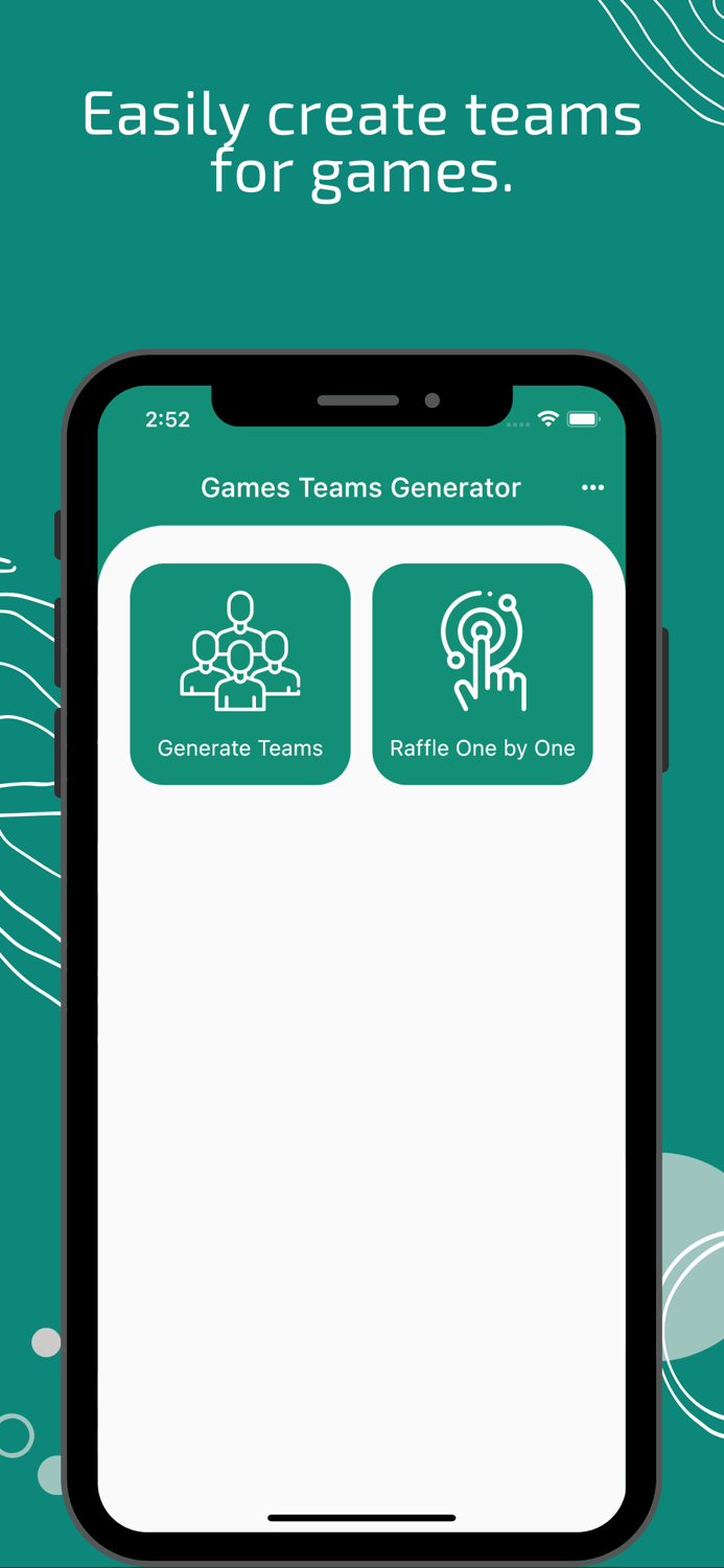 Games Teams Generator