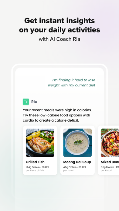 Screenshot #3 pour HealthifyMe: Weight Loss Plan