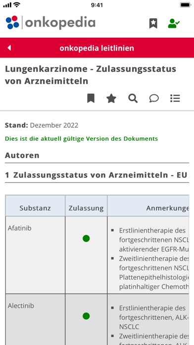 Onkopedia Leitlinienportal Screenshot