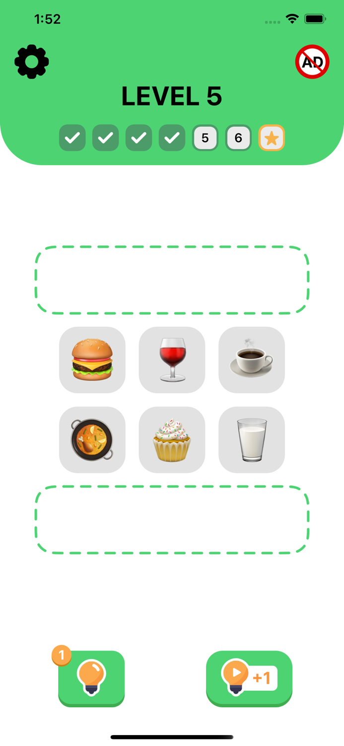 Emoji Puzzle Match Game, Quiz