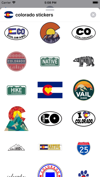 Colorado emoji - USA stickers Screenshot