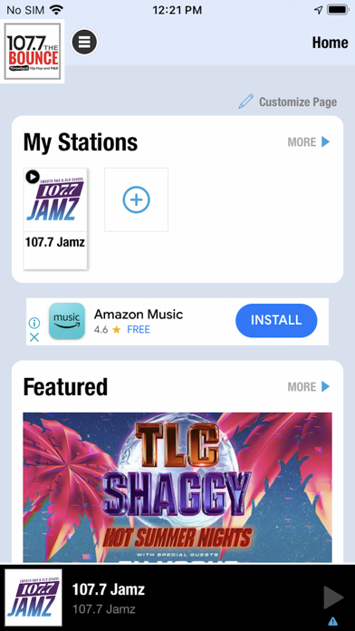 107.7 The Bounce Screenshot