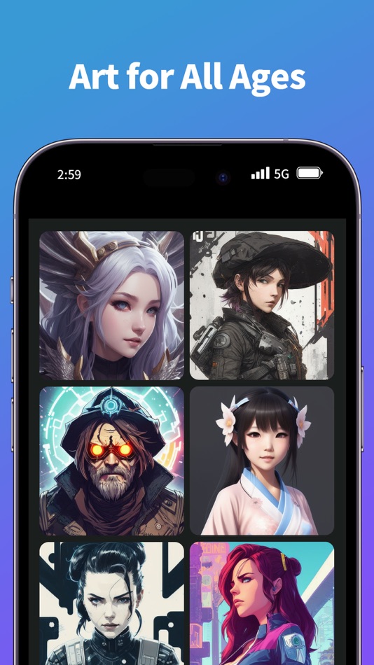 #5. Vivid Art: AI Image Generator (iOS) 由: Winroad Holdings Limited