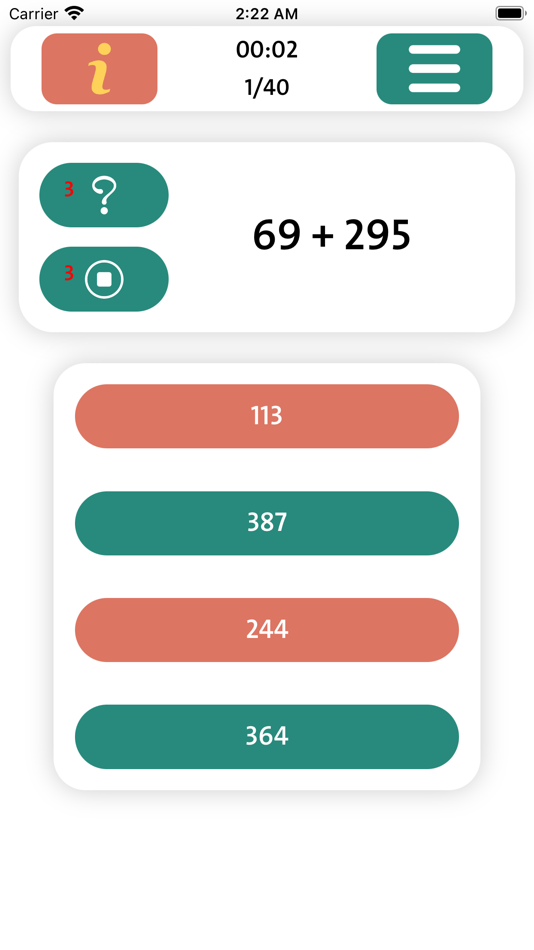 #2. Genius - a modern math game (iOS) 由: salah Mohamed