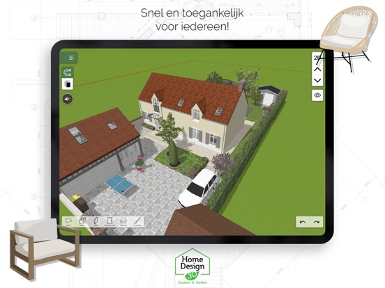 Home Design 3D Outdoor Garden iPad app afbeelding 3