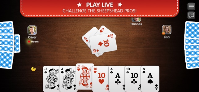 Sheepshead · 3-5 Players · Play Free Online