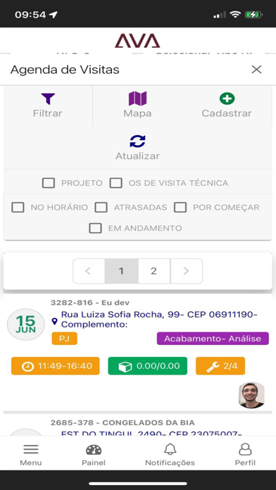 AVA - GESTÃO DE EQUIPES Screenshot