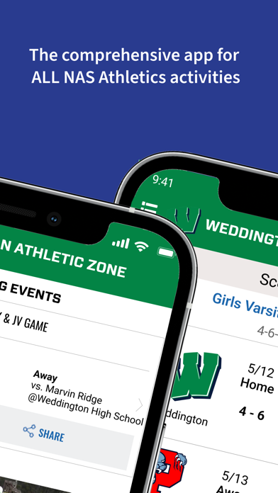 NAS Athletics Screenshot