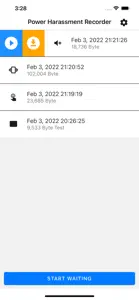 Power Harassment Recorder screenshot #1 for iPhone