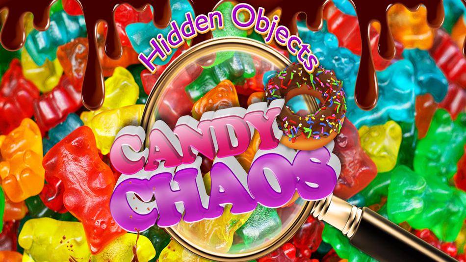 #1. Hidden Object Candy Chaos Find (iOS) By: Brainfull, LLC