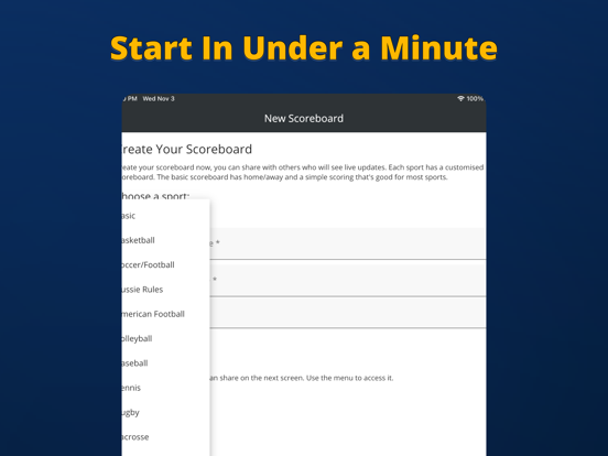 Screenshot #4 pour Score Keeper Live