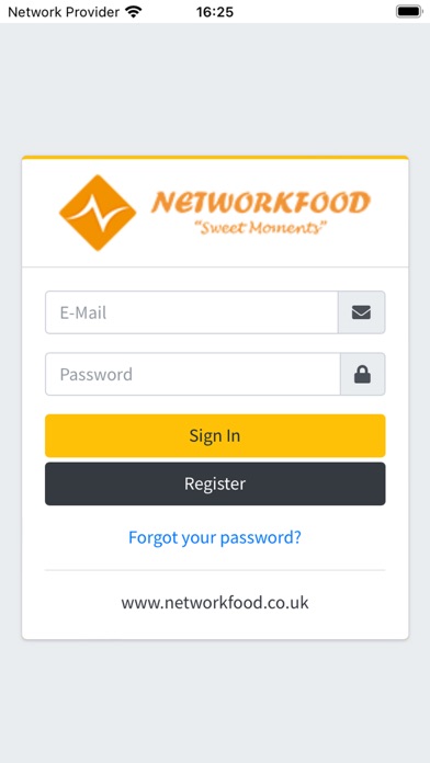 Network Food Screenshot
