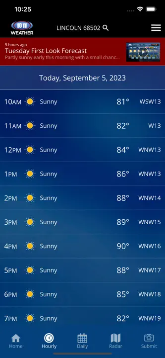10/11 NOW Weather: Screenshot 2 von 4