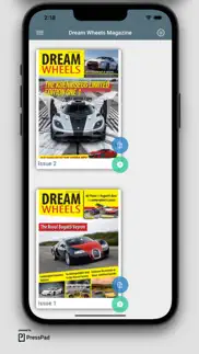 dream wheels magazine iphone screenshot 1
