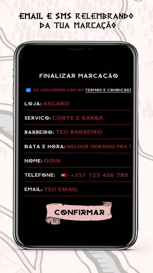 #4. Barbearia Asgard (iOS) 由: Marcus Vinicius Martins