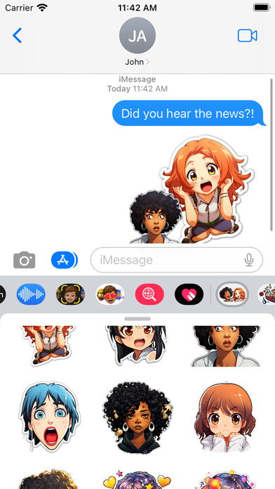 Anime Emoji Pack Screenshot
