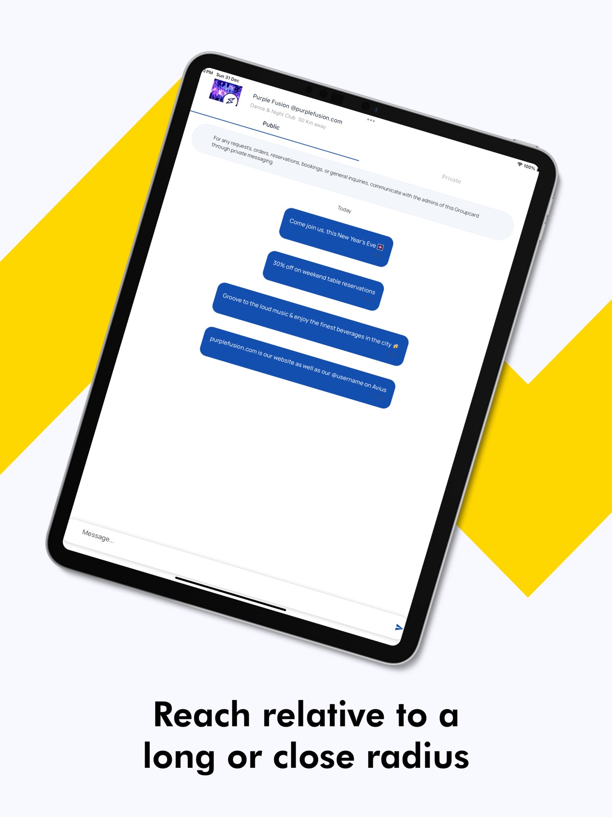 Avius - Social Meets Business ipad screenshot 4