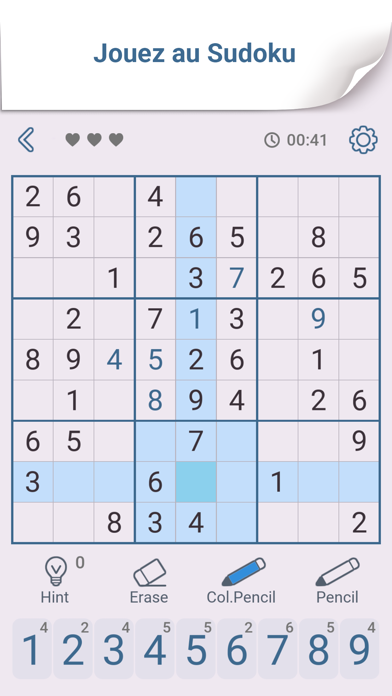Screenshot #1 pour Sudoku Brain Puzzles