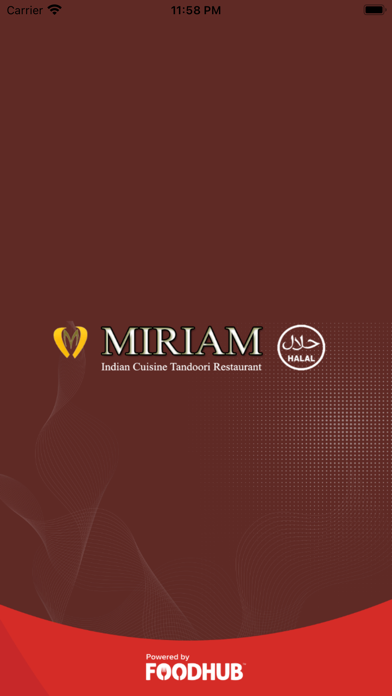 Miriam Indian Cuisine. Screenshot