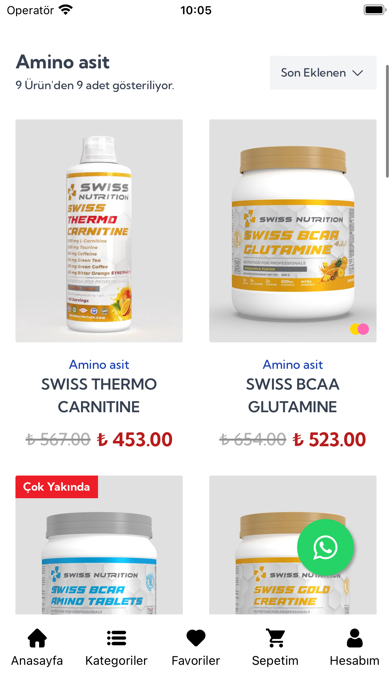 Swiss Nutrition Screenshot