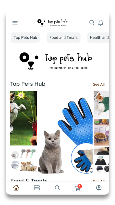CuddlePaws Pets Supplies Hub Screenshot