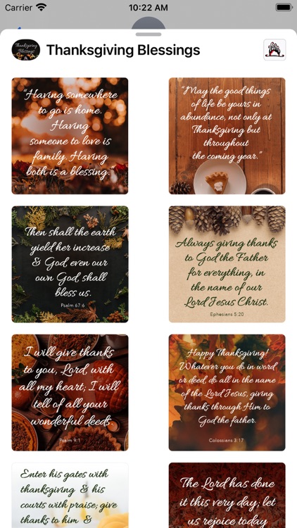 Thanksgiving Blessings screenshot-3