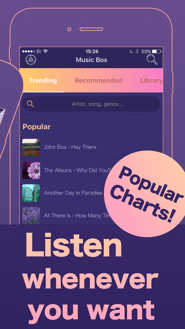 Music Box 人気の音楽アプリ App Store screenshot 3